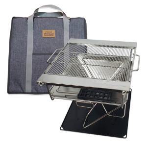 프리미엄 캠핑 화로대 불멍 접이식 바베큐그릴 특대형 ([Stephan Camping] Foldable barbecue brazier. (XL