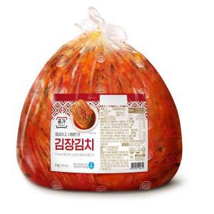 대상 종가 깔끔시원 김장 포기김치 9kg