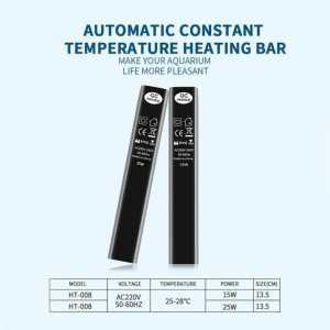 온수기 열대어히터 25W 미국 막대 가열 수조히터 HT008 수족관 EU 조정 영국 수중 어항 거북이히터 자동