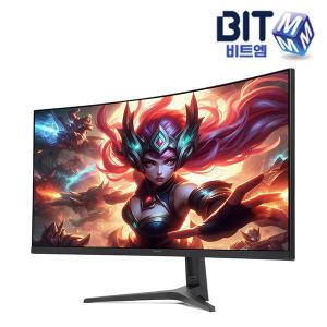 [12월행사] NEWSYNC H34WQHD 울트라와이드 100 게이밍 커브드 34인치모니터 [중복할인 적용시 194,740 구매