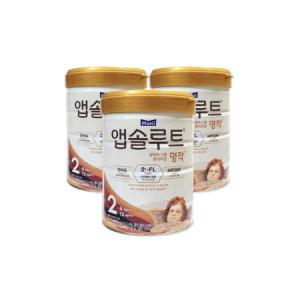 앱솔루트 명작 2FL 분유 2단계 800g 3개