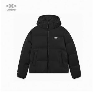 umbro 엄브로 겨울 백 로고 오리털 후드 덕 다운 패딩 자켓 U2324451020