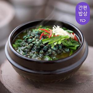 [미스타셰프] 아욱 다슬기 해장국 500g x 4팩 /2세트구매시사은품증정