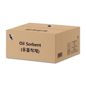 광진산업 유흡착재(Oil Sorbent) 4kg 100매 제흡 산업용 기계유지보수 기름제거 패드형 흡착포