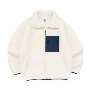 PG HIGH NECK BOA FLEECE JACKET (IVORY)