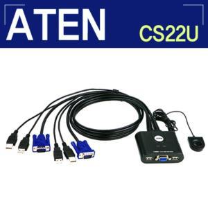 KVM 편리한 (CS22U) 스위치 ATEN 케이블 USB 2포트 MJWB7931A