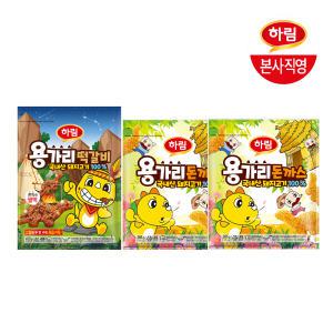 하림 용가리돈까스 385g 2봉 + 용가리떡갈비 450g