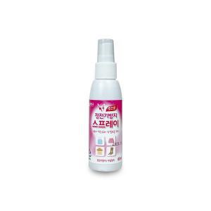 [기타]리빙굿 정전기방지 스프레이(60ml) 로즈향 섬유스프레이 탈취제 의류스프레이 니트