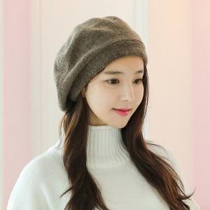 [hat'scompany]꼭지 골지 울 니트 베레모 가울 가을 겨울 여성모자 여자 빵모자