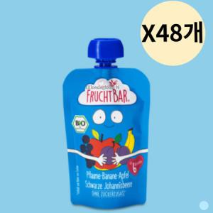 프루트바 과일퓨레 자두 바나나 사과 블랙 커런트 48P