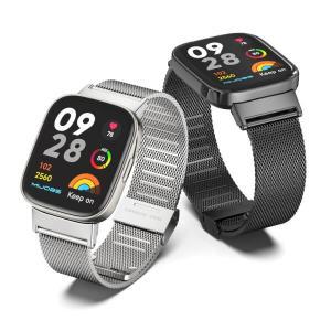 Redmi Watch 3 4 용 시계 스트랩, 샤오미 레드미 3 용 스마트 워치 밴드 손목 밴드 금속 교체 액세서리