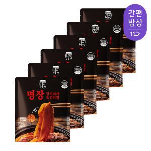 명장 김치찌개 김치찜, 250g, 6개입