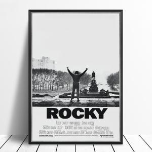 인테리어 포스터 Rocky 빈티지 클래식 영화 캔버스 페인팅 프린트 거실 장식 벽 아트 사진 프레임리스