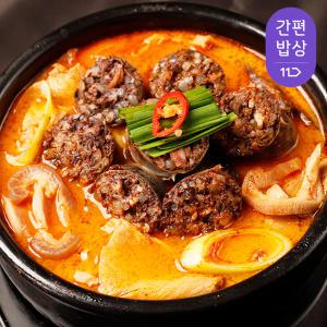 [참도깨비]백암 고기순대국640g X2팩+얼큰 고기순대국640gX2팩