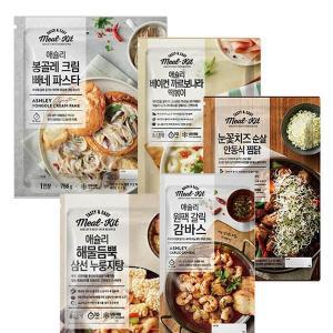 [기타][애슐리] [까르보나라떡볶이+크림파스타+눈꽃치즈안동찜닭+갈릭감바스+삼선누룽지탕]