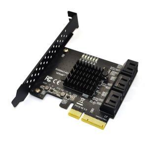 HDD ASMedia ASM1166 용 SATA PCI e 어댑터  3.0-PCI Express x4 확장 카드  3.0 컨트롤러  6 포트