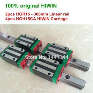 HGR15 HIWIN 선형 레일 가이드 2 HGH15CA 캐리지 CNC  4 - 300mm