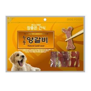 헬로도기 숯불 양고기 갈비 300g 강아지 간식 (WFFFG4U)