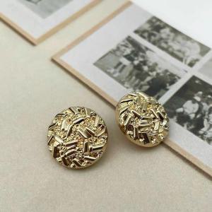 재봉액세서리 골드 실버 블랙 빈티지 금속 단추 의류용 수제 바느질 DIY 액세서리 12 5mm 18mm 20mm 23mm 25mm