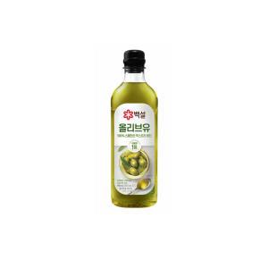 CJ제일제당 백설 압착 올리브유 900ml