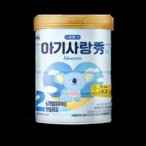 아기사랑 수 어드밴스 분유 2단계 750g 3개