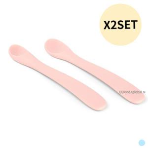 네스틱 초기 중기 후기 이유식 스푼세트 핑크 X2SET