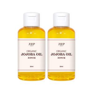 JHP 유기농 호호바오일 100% 50ml 2개 비건 페이스 바디오일