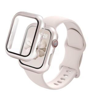 애플 워치 밴드용 PC 케이스 및 스트랩, 스포츠 실리콘 팔찌, iWatch 시리즈 10 8 7 se 9 울트라 2, 44mm,