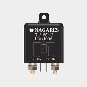 [정품] 나가레스 NAGARES 아이솔레이터 고용량 릴레이 자동차용보조 배터리 100A 12V 24V화물차