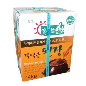 양지뜰 잘익은 된장 14kg