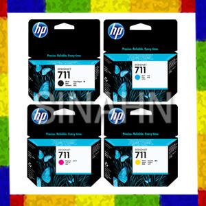 [HP정품잉크/4색묶음] NO.711 (CZ129A/CZ130A/CZ131A/CZ132A) 검정+칼라/HP Design Jet T120/T520