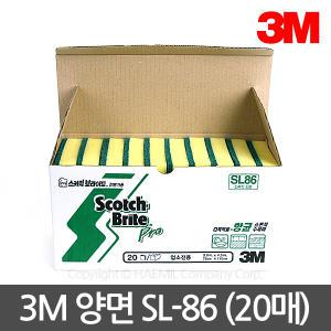 3M 스카치브라이트 SL-86 스폰지수세미 1박스 (20개)