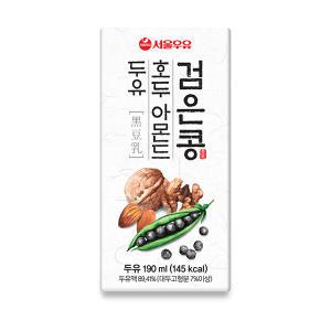 콩 건강 음료 검은콩 호두아몬드 두유 190ml 60개