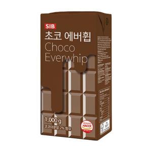 초코에버휩1kg-아이스포장 별도구매 제품 베이킹재료