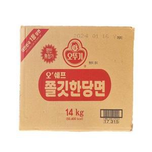 오뚜기 오쉐프 쫄깃한당면 14kg / 오뚜기당면,알뜰당면