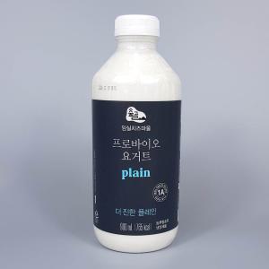 숲골 플레인 요거트 농후발효유 임실치즈마을 900ml