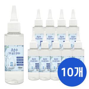 크로바 초순수 3차 살균 정제수 100ml x10 반도체 UV살균 지게차배터리 가습기 양압기 멸균증류수 의료용 산업용