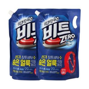 비트액체세제 때가쏙비트 세탁세제 1.55L 2개