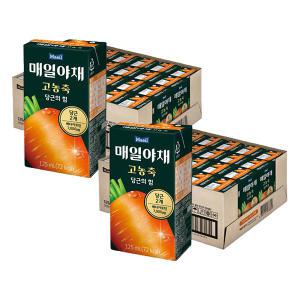 매일야채 고농축 당근의힘, 125ml, 48개