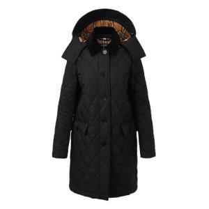 BURBERRY 뉴 데레햄 여성 퀼팅 롱 자켓 80790821