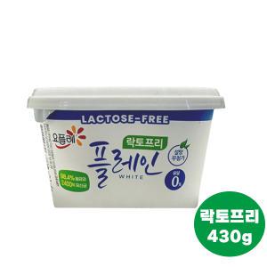 빙그레 요플레 플레인 화이트 락토프리430g 4개/냉장무배