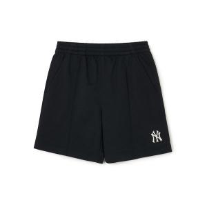 MLB 베이직 미디움로고 5부 반바지 NY Black