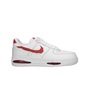 [정품] 나이키 에어포스 1 로우 EVO 화이트 유니버시티 레드 Nike Air Force Low University Red 463049