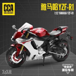 모형 오토바이 바이크 장식품 피규어 다이캐스트 미니어쳐 시뮬레이션 CCA 1:12 Yamaha YZF-R1 클래식 오토