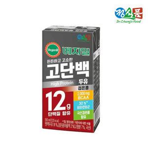 정식품 베지밀 고단백 두유 검은콩 190ml 48개