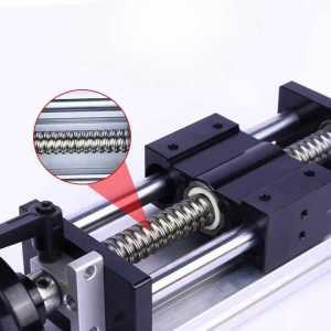 볼스크류 모터 레일 유니트 정밀 가이드 크로스 기어드