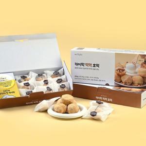 카이막 찍먹 호떡 선물세트 (호떡 40gx9개입+카이막크림 40g) 모찌 백설기 씨앗