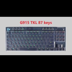 로지텍 G813 G915 G913 TKL 87 키 G813 G913 109 키 기계식 게이밍 실리콘 데스크탑 PC 키보드 커버 스킨