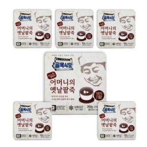 백종원의 골목식당 어머니의 옛날팥죽 250g 6팩