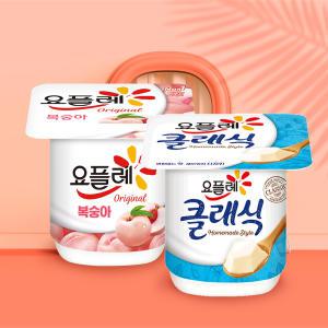 빙그레 요플레 복숭아 / 클래식 85g 16개